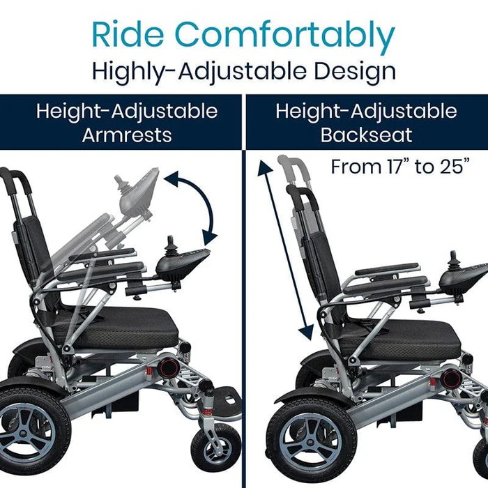 Power Wheelchair - Foldable Long Range Transport Aid - Image 3